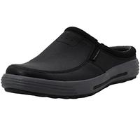 Skechers Men's Porter Vamen Slip-On Loafer, Black/Charcoal, 10 UK Wide