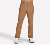 Skechers Men's Premium 5 Pocket Pant Classic in Chocolate/Tan, Size 34 | Polyester