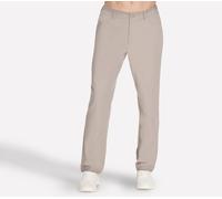 Skechers Men's Premium 5 Pocket Pant Classic in Light Gray/Coral, Size 33 | Polyester