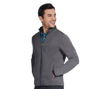 Skechers Mens The Hoodless Hoodie Ottoman Jacket, Asphalt, M UK