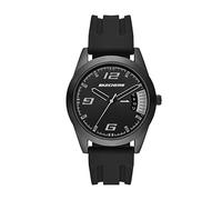 Skechers Men's Quartz Three-Hand Analog Casual Watch, Reseda Black, Analog Watch
