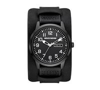 Skechers Men's Quartz Watch with Leather Strap, Black, 16 (Model: SR5161)