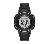 Skechers Men's Quartz Watch with Polyurethane Strap, Black, 27 (Model: SR1125)