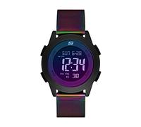 Skechers Men's Quartz Watch with Stainless Steel Mesh Strap, Black, 16 (Model: SR5168)