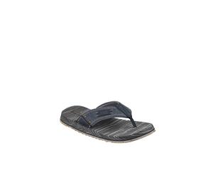 Skechers Men's QUILLCanvas Thong Sanda INavy Canvas / synthetic in Navy | Size: 9 Skechers Navy 9