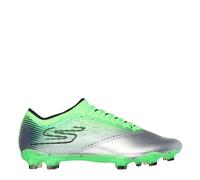 Skechers Razor Shoes in Silver/Lime, Size 7 | Synthetic/Textile, Hyper Burst
