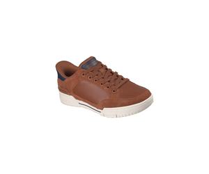 Skechers Men's RECOIL PERSIUS Slip-Ins Leather Sneaker Brown | Size: 12 Skechers Brown 12