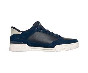 Skechers Men's Recoil PERSIUS Trainers, Navy Cow Suede/Leather/White Pu, 7 UK