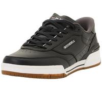 Skechers Men's Recoil Slip-in Trainers, Black Leather/Pu/White Trim, 9 UK