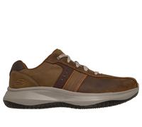 Skechers Men's Relaxed Fit: Apollo - Quentin Sneaker in Desert Brown, Size 9 | Leather/Synthetic/Textile