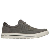 Skechers Arch Fit Solano 2.0 Rey Leather Men's Grey Lace-Up Shoes - UK 6