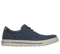 Skechers Men's Relaxed Fit: Arch Fit Solano 2.0 - Rey Sneaker in Navy Blue, Size 6 | Leather/Textile/Synthetic