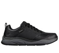 Skechers Men's 210021 BKGY Sneaker, Black Gray Waterproof Leather, 10.5 UK