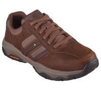 Skechers Men's Relaxed Fit: Craster - Archdale Shoes in Brown, Size 10 | Leather/Synthetic/Textile