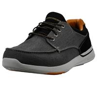 Skechers Men's Relaxed Fit-elent-mosen Boat Shoe, Black, 11 UK