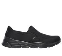 Skechers Men's Relaxed Fit: Equalizer 4.0 - Triple-Play Slip-On Shoes in Black, Size 12 | Textile/Synthetic, Vegan, Machine Washable