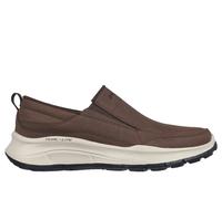 Skechers Men's Relaxed Fit: Equalizer 5.0 - Harvey Sneaker in Chocolate, Size 9.5 | Leather/Synthetic/Textile