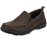 Skechers Men's Relaxed Fit: Harper - Forde Loafer, Dark Brown, 7.5 UK X-Wide