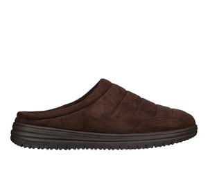 Skechers Men's Relaxed Fit: Murette - Garvanza Mule in Chocolate, Size 9.5 | Textile