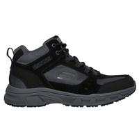 Skechers Men's Trainers Oak Canyon Ironhide - Black Suede Mesh PU, Charcoal Trim - UK 8