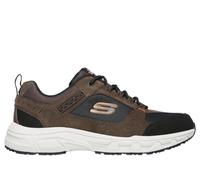 Skechers Men's Relaxed Fit: Oak Canyon Sneaker in Chocolate/Black, Size 6 | Leather/Textile/Synthetic