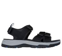 Skechers Men's Relaxed Fit: Prewitt - Rio Sandals in Black, Size 10 | Textile/Synthetic, Vegan