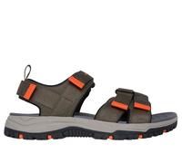 Skechers Men's Relaxed Fit: Prewitt - Rio Sandals in Olive, Size 11 | Textile/Synthetic, Vegan