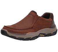 Skechers Mens Relaxed Fit Respected Catel Trainers - Brown - UK 9