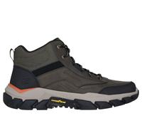 Skechers Men's Relaxed Fit: Santoro - Hopkins Boots in Olive, Size 6.5 | Leather/Synthetic/Textile