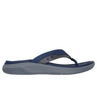 Skechers Men's Relaxed Fit: Silva - Falco Sandals in Navy Blue, Size 12 | Synthetic/Textile/Metal, Vegan