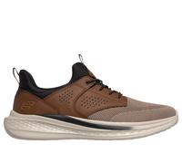 Skechers Men's Relaxed Fit: Slade - Breyer Sneaker in Brown/Tan, Size 12 | Textile/Synthetic, Vegan