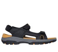 Skechers Men's Relaxed Fit: Tresmen - Hirano Sandals in Black, Size 6.5 | Synthetic/Textile, Vegan