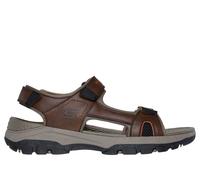 Skechers Men's Relaxed Fit: Tresmen - Hirano Sandals in Brown, Size 7 | Synthetic/Textile, Vegan