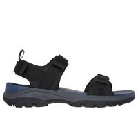 Skechers Men's Relaxed Fit: Tresmen - Ryer Sandals in Black, Size 7 | Textile/Synthetic, Vegan
