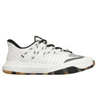 Skechers Men's Relaxed Fit: Viper Court Rally Sneaker in White/Black, Size 7.5 | Leather/Synthetic/Textile