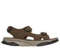 Skechers Men's Relaxed Fit: Wagner - Avalon Sandals in Brown, Size 8 | Synthetic/Textile