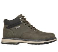 Skechers Men's Relaxed Fit Waterproof: Corado - Emerson Boots in Olive, Size 9.5 | Synthetic