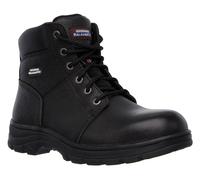 SKECHERS Men's Relaxed Fit-Workshire Steel Toe boot in Black 7 - 15