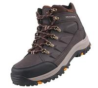 Skechers Men's Relment Daggett Hiking Boot, Chocolate Synthetic, 9 UK