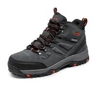 Skechers Men's Relment Pelmo High Rise Hiking Boots, Gray Suede, 6 UK