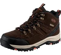 SKECHERS Mens Relment Pelmo Waterproof Hiking Boots Dark Brown 7