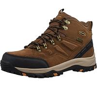 Skechers Relment Traven CDB Brown Mens Outdoor Walking Boots 65529 in a Plain Leather and Man-made in Size 8.5