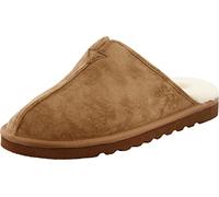 Skechers Men's Renten-Palco Slipper, Tan Microfiber Suede, 6 UK