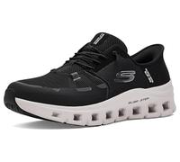 Skechers Men's Resistant Glide-Step Pro Slip-ins Work Sneakers, Black/Grey, 7.5 UK