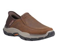 Skechers Men's Respected-Elgin Hands Free Slip-in Moccasin, Brown, 10 UK