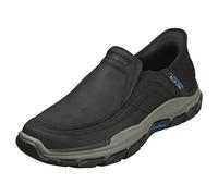 Skechers Men's Respected Elgin Boot Trainer, Black/White, 12 UK