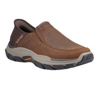 Skechers Mens Respected Elgin Shoes - Brown - Size UK 6