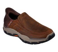Skechers Mens Respected Elgin Shoes - Brown - Size UK 8