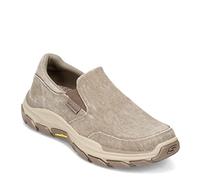 Skechers Men's Respected-Fallston Canvas Slippers, Taupe, 7 UK