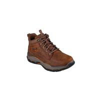 Respected Mid Top Leather Moc Dark Brown Skechers Brown 11